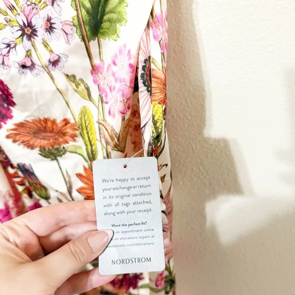 NWT Katie May Tara Gown Cowl Neck Pink Daisy Floral Maxi Dress size XL $288 MSRP - Picture 7 of 9